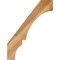 Ekena Millwork 6"W x 26"D x 34"H Balboa Rough Sawn Knee Brace, Western Red Cedar BRC06X26X34BOA00RWR - alternate 4